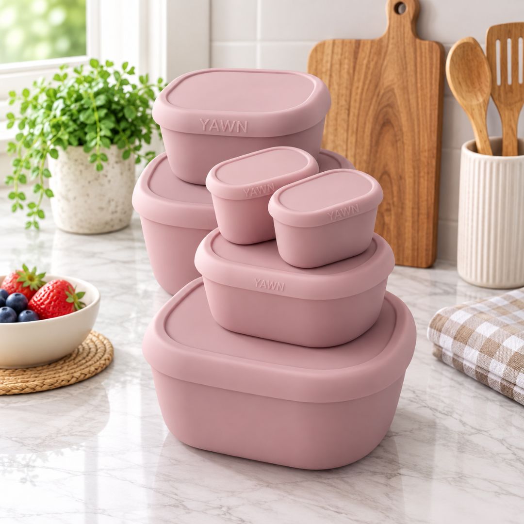 BPA-Free Silicone Food Storage Containers