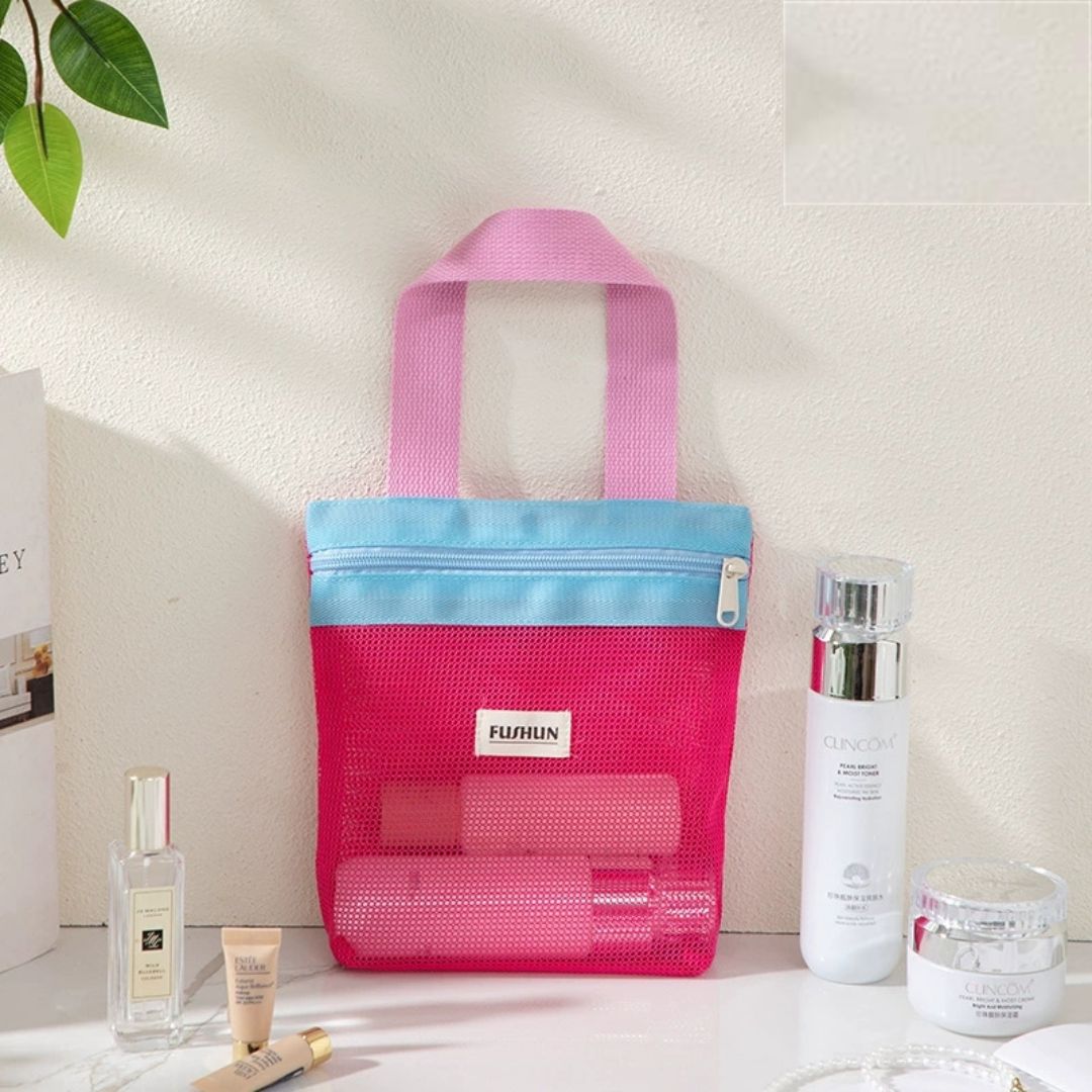 Nylon Mesh Cosmetic Bag