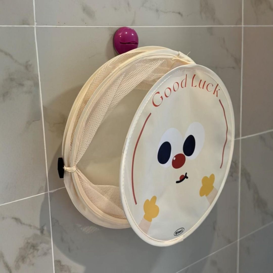 Cute Collapsible Laundry Basket For Clothes Toys Home Use