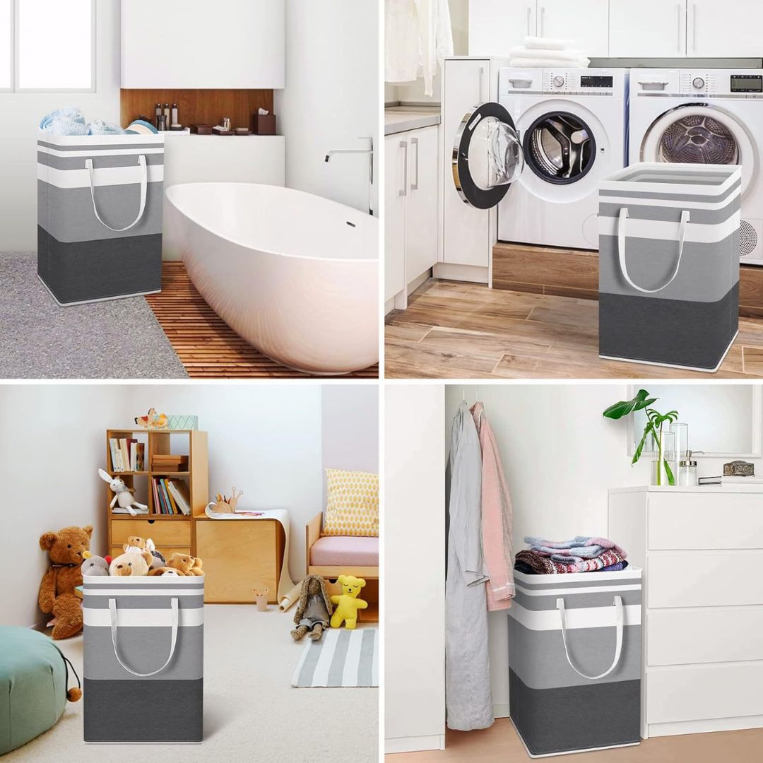 Foldable Laundry Basket 75L For Space Saving And Easy Storage