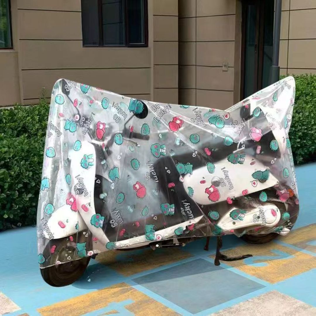 Transparent Waterproof Bike & Motorcycle Rain Cover