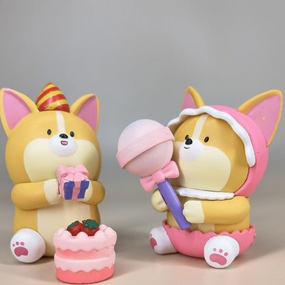 Cute Doggo Figurine Set For Dog Lovers