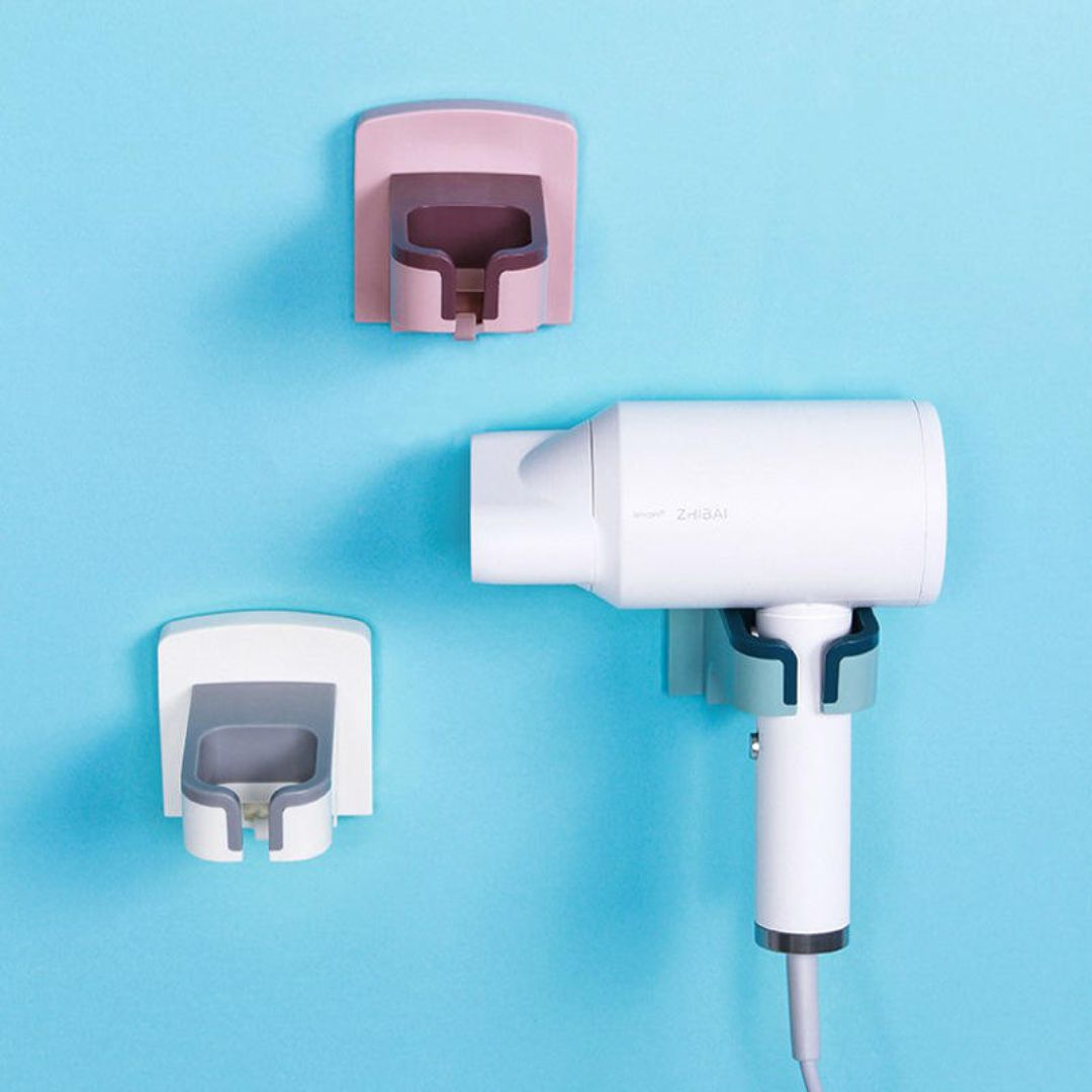 Wall-Mounted Hair Dryer Holder
