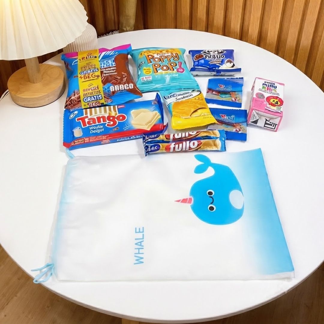 Wholesale Cute Cartoon Pattern Dust Bag for Snacks