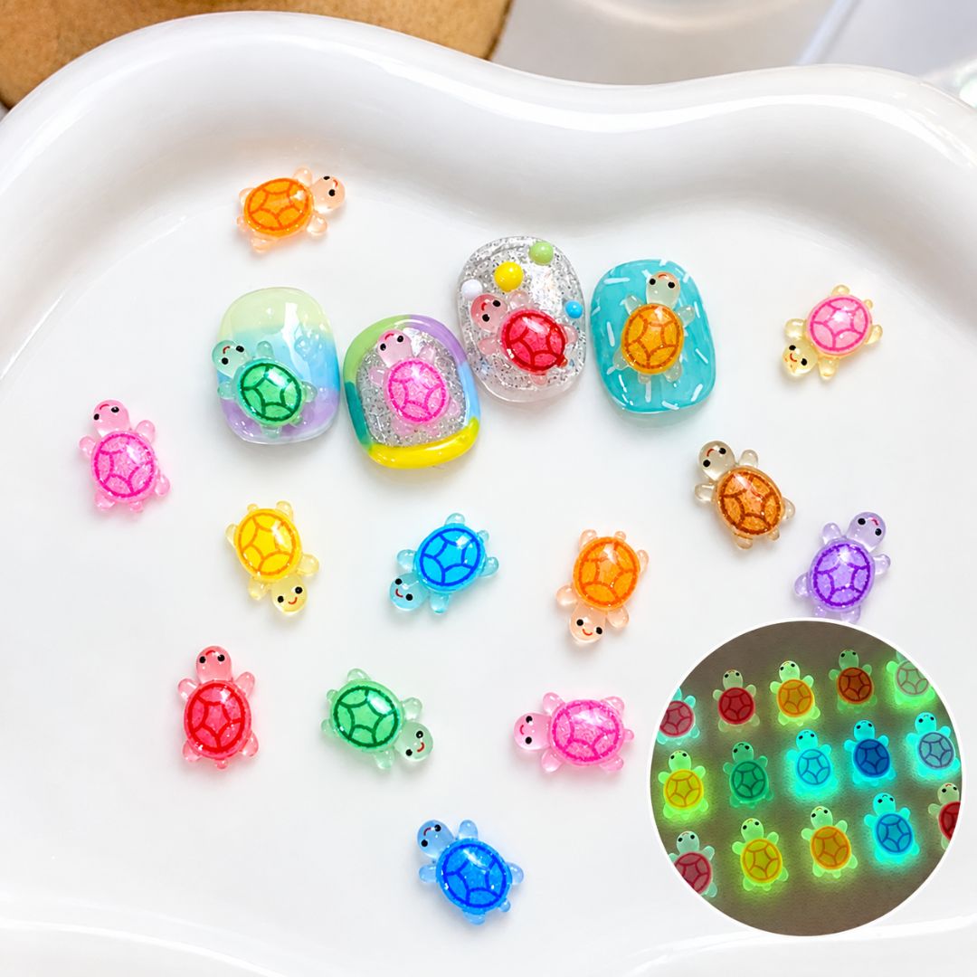 Glow in the Dark Turtle Figurines