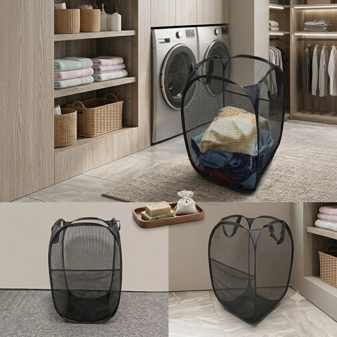 Foldable Clothes Storage Laundry Basket
