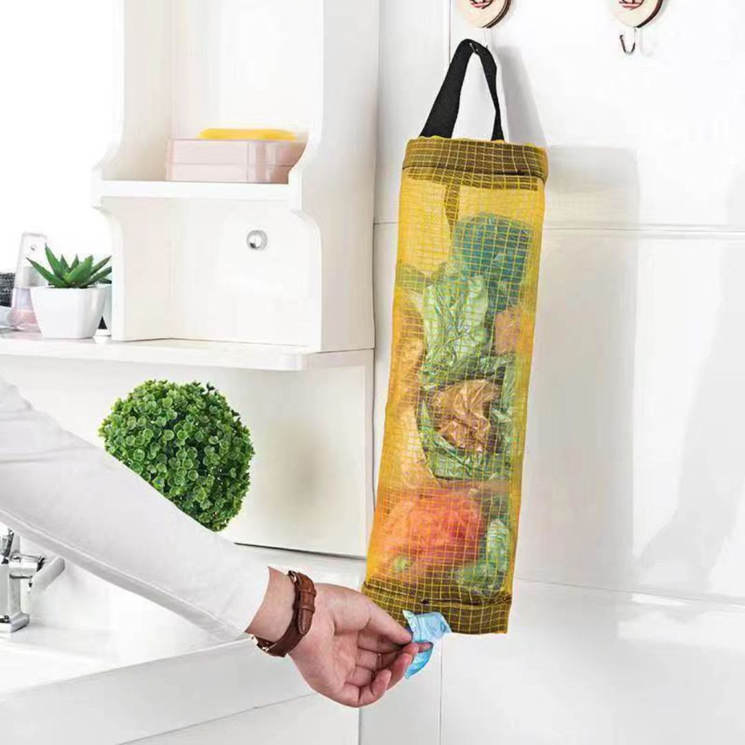 Kitchen Wall-Mounted Plastic Bag Storage