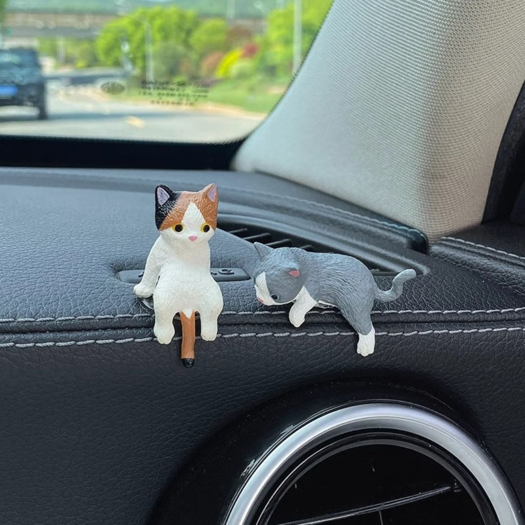 Cute Cat Car Dashboard Ornament