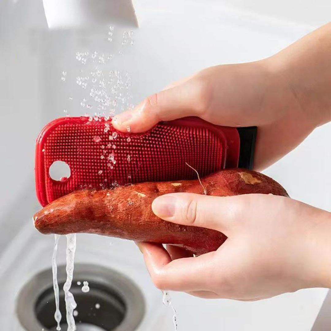 Multifunctional Silicone Vegetable Brush