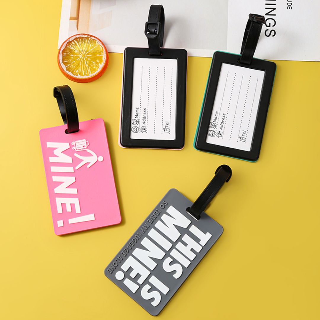 Custom PVC Rubber Luggage Tag