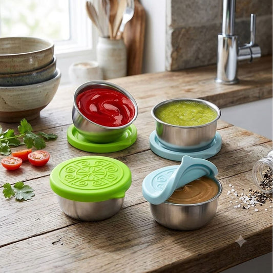 304 Stainless Steel Bowl with Silicone Lid