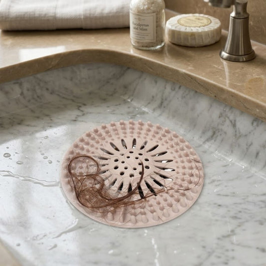 Silicone Bathroom Non Slip Drain Hair Catcher Filter