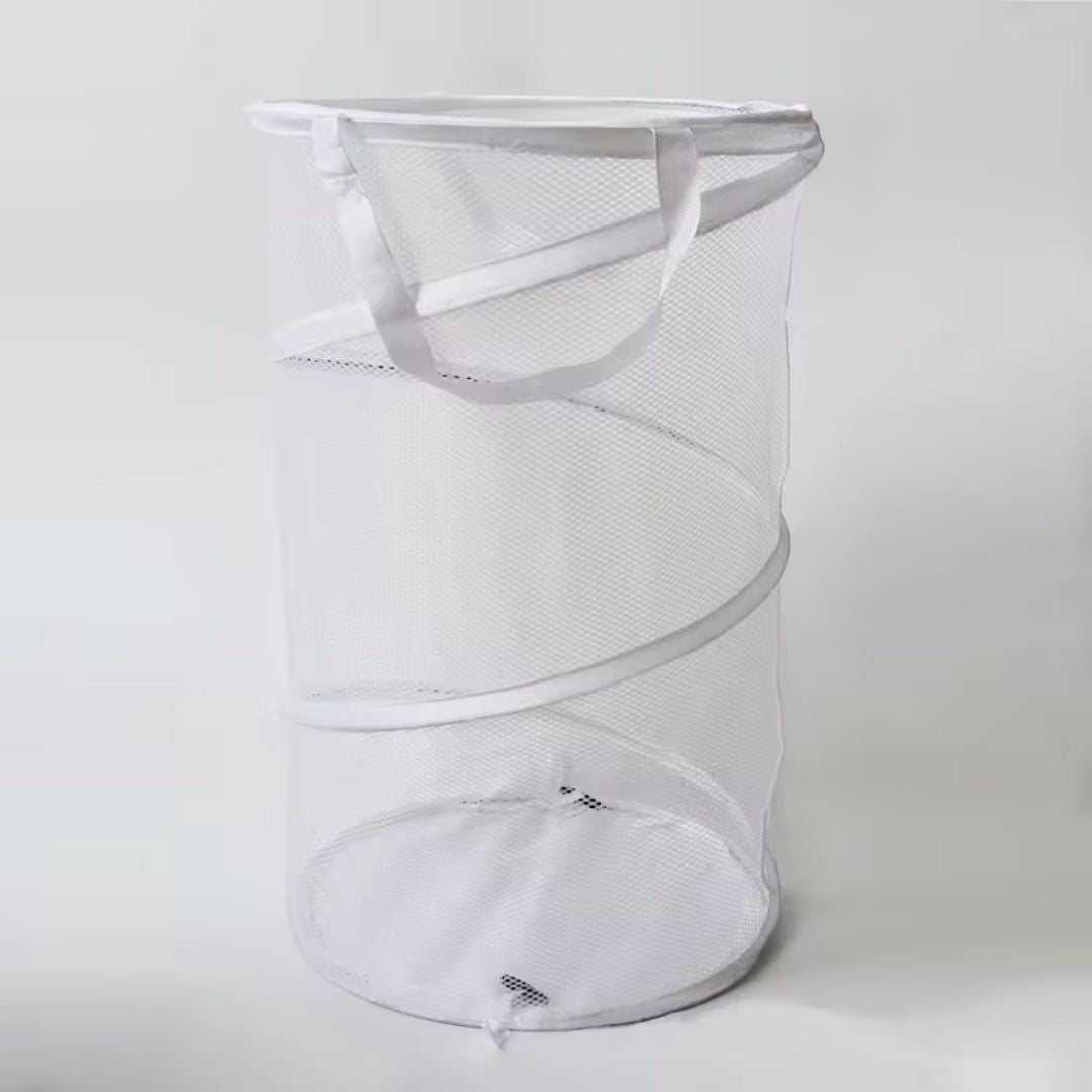 Foldable Mesh Laundry Hamper