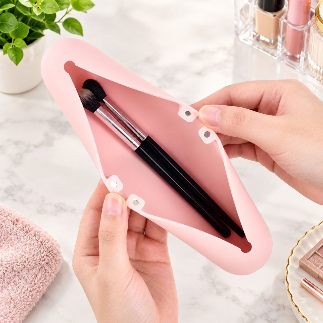 Magnetic Silicone Makeup Brush Holder