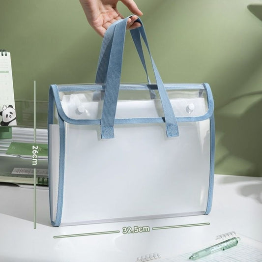 Multi Layer Transparent PVC File Bag For Students