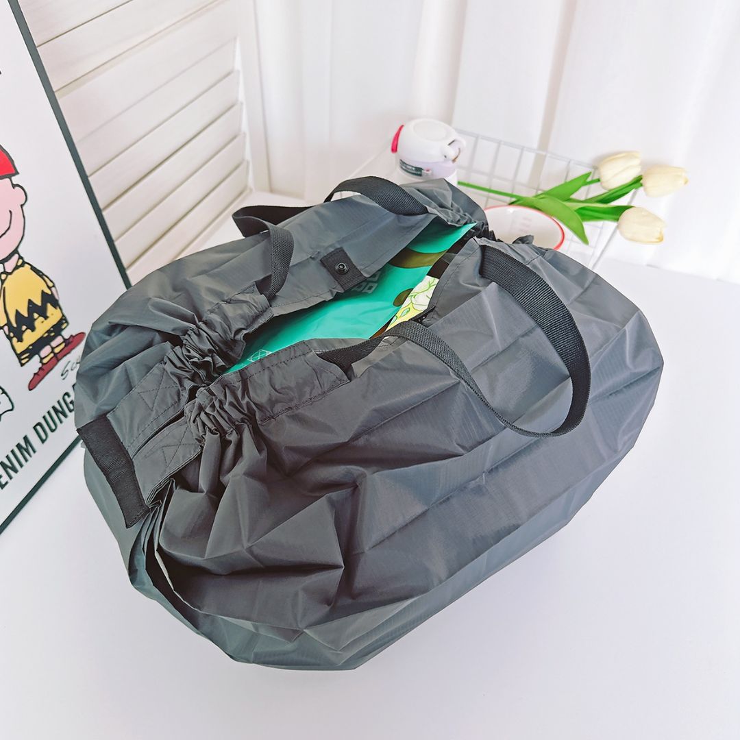 Foldable 100g Light Weight Waterproof Fabric Handbag