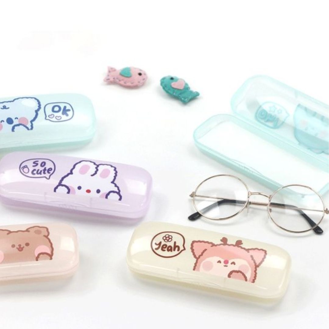 Cute Kawaii Eyeglasses Specs Case