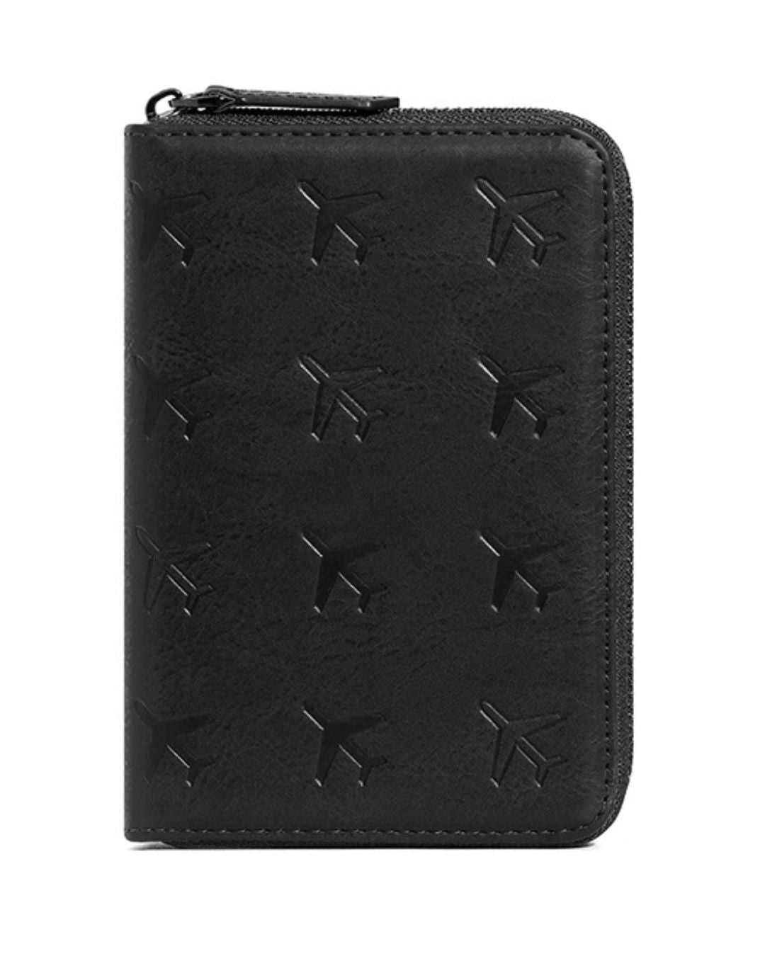 Compact Zipper Passport Cards Travel Holder