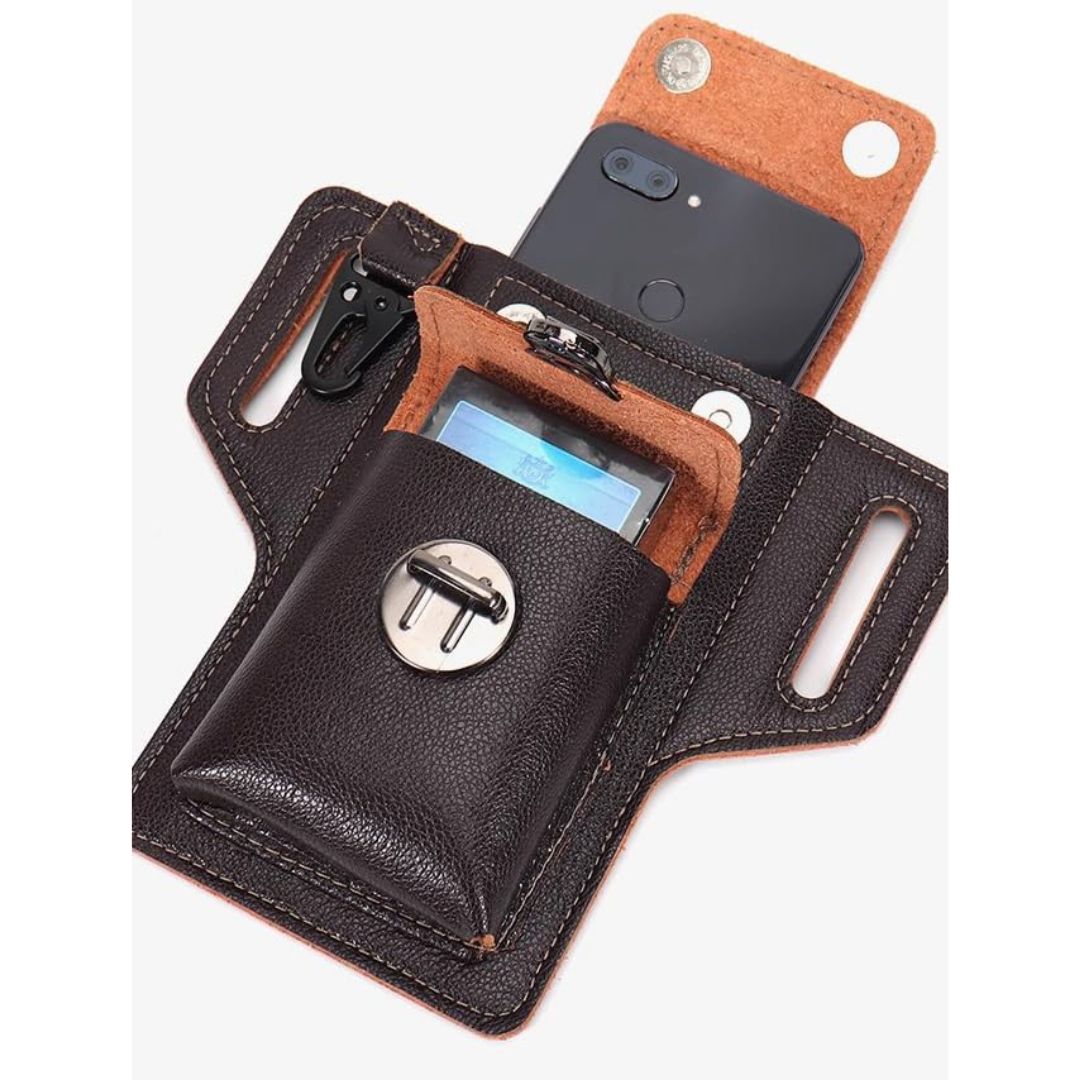 Leather Mobile Belt Pouch