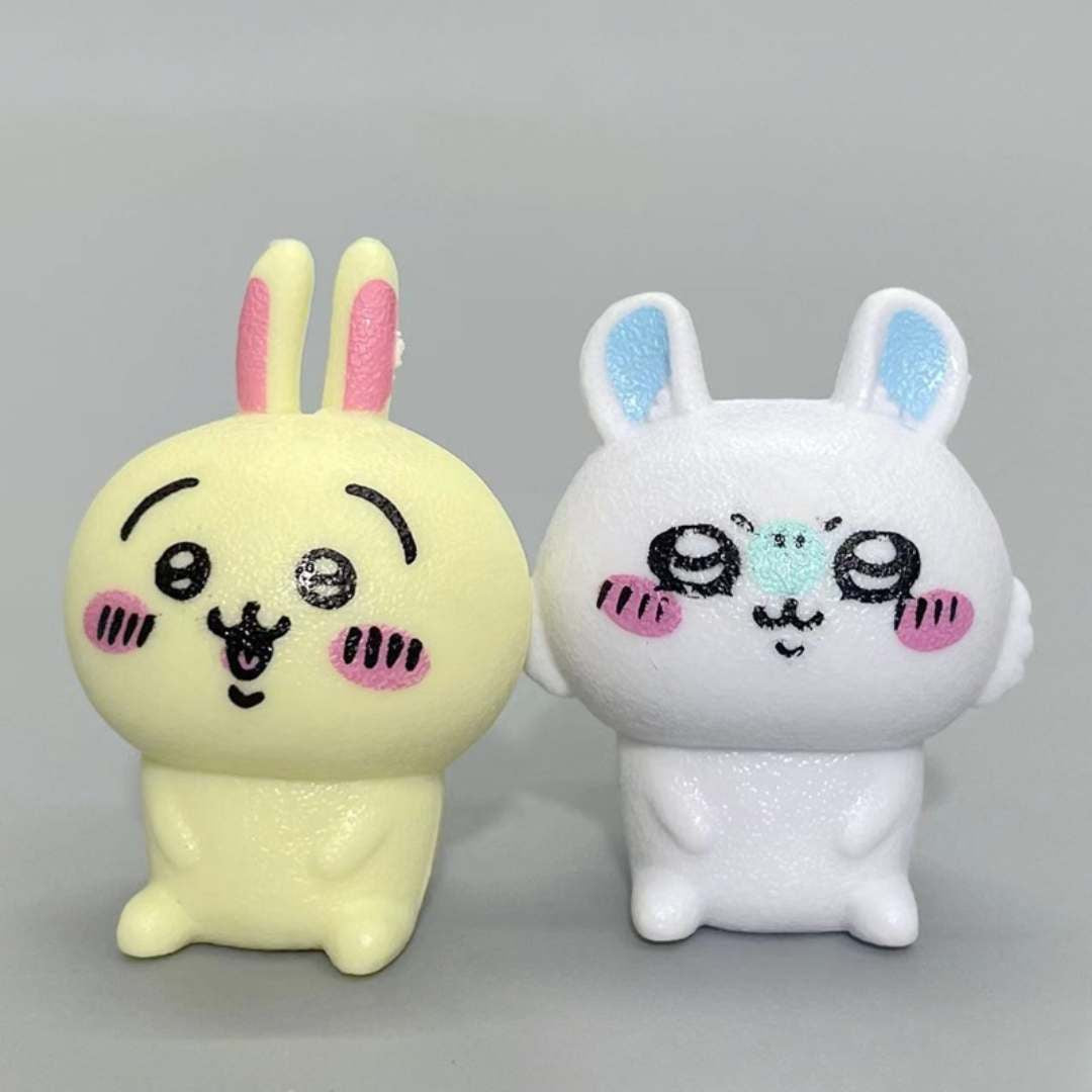 Set of 6- Emoji Figurine Cute Ornament Miniature