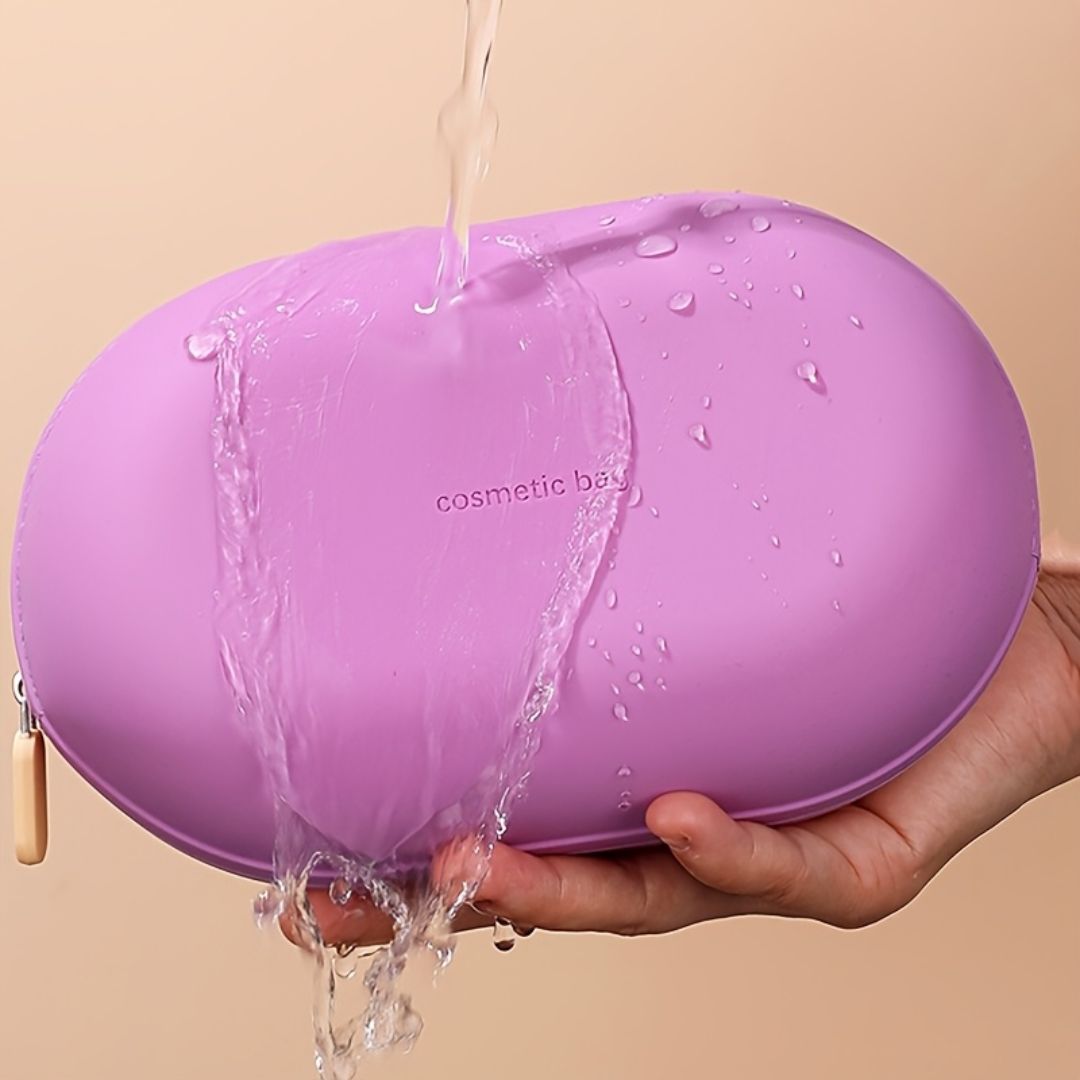 Soft Waterproof Cosmetic Pouch with Zipper