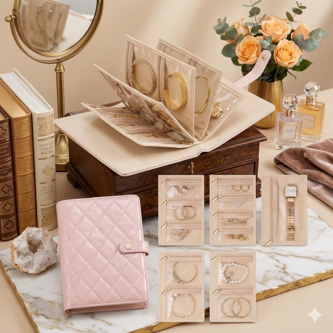 Travel Jewelry Organizer Box