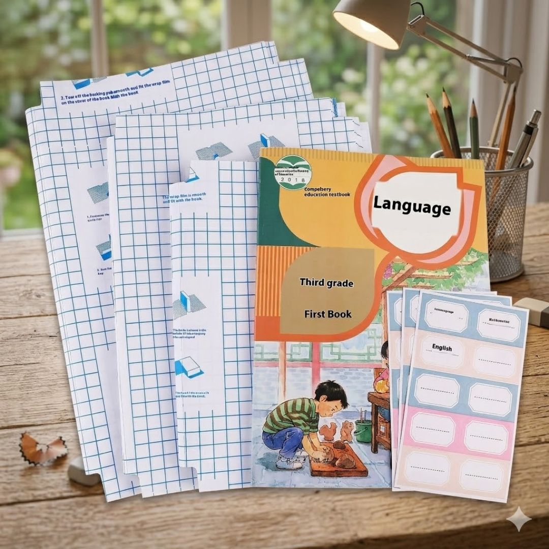 ColorShield Self-Adhesive Book Cover