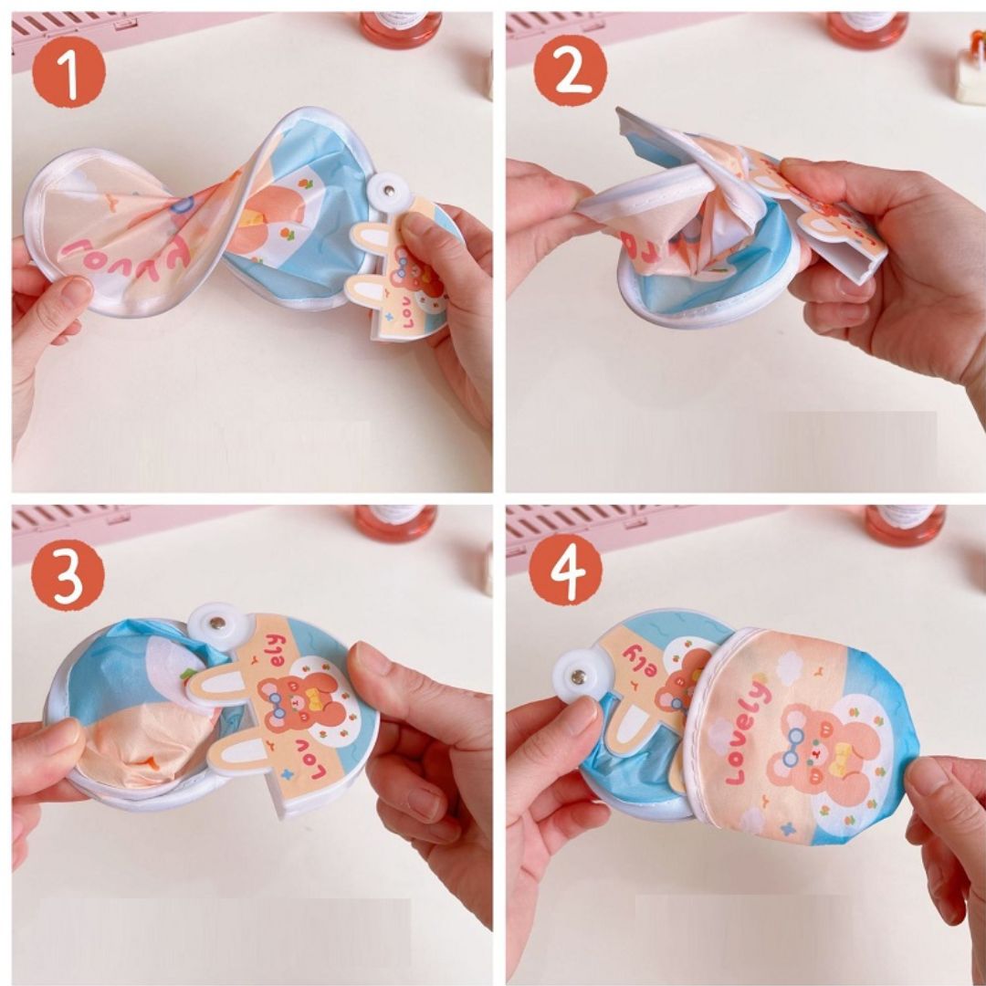 Foldable Plastic Mini Portable Hand Fan