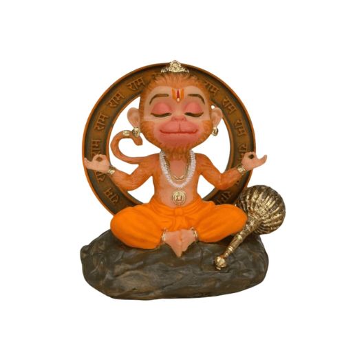 AURANCE Divine Bal Hanuman Ji Resin Idol