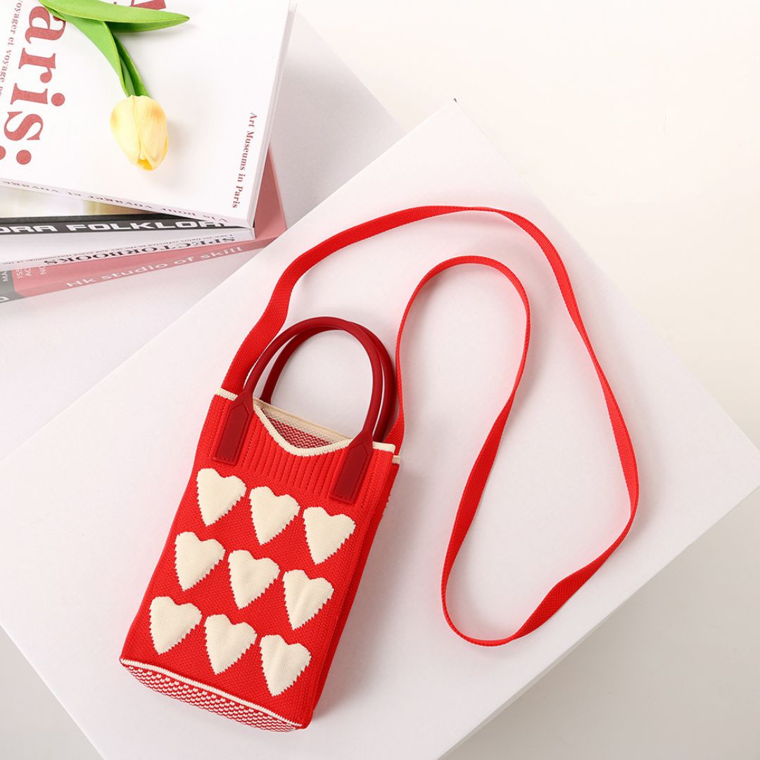 Knitted Mini Tote Sling Bag