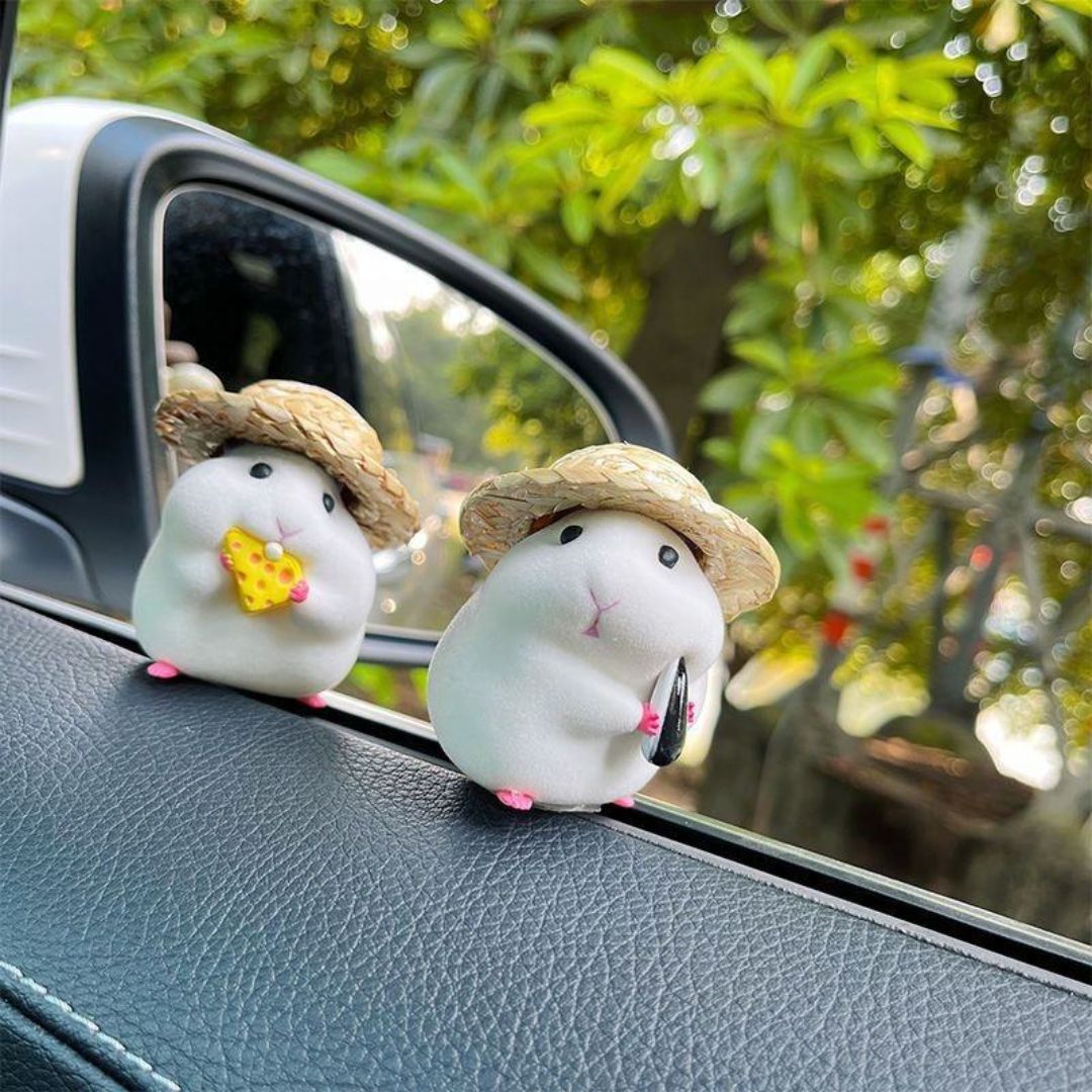 Sunny Hamster Dashboard Buddy