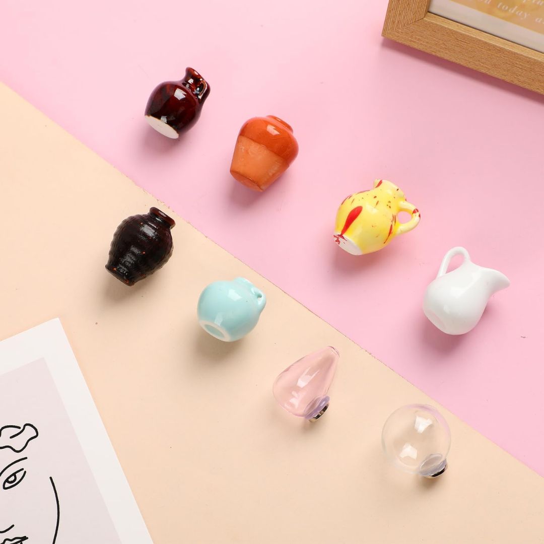 Mini Vase Magnets for Fridge