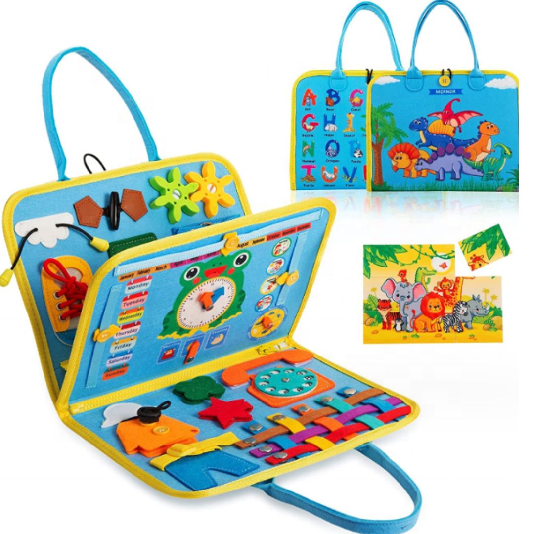 Educational Learning Busy Sensory Board