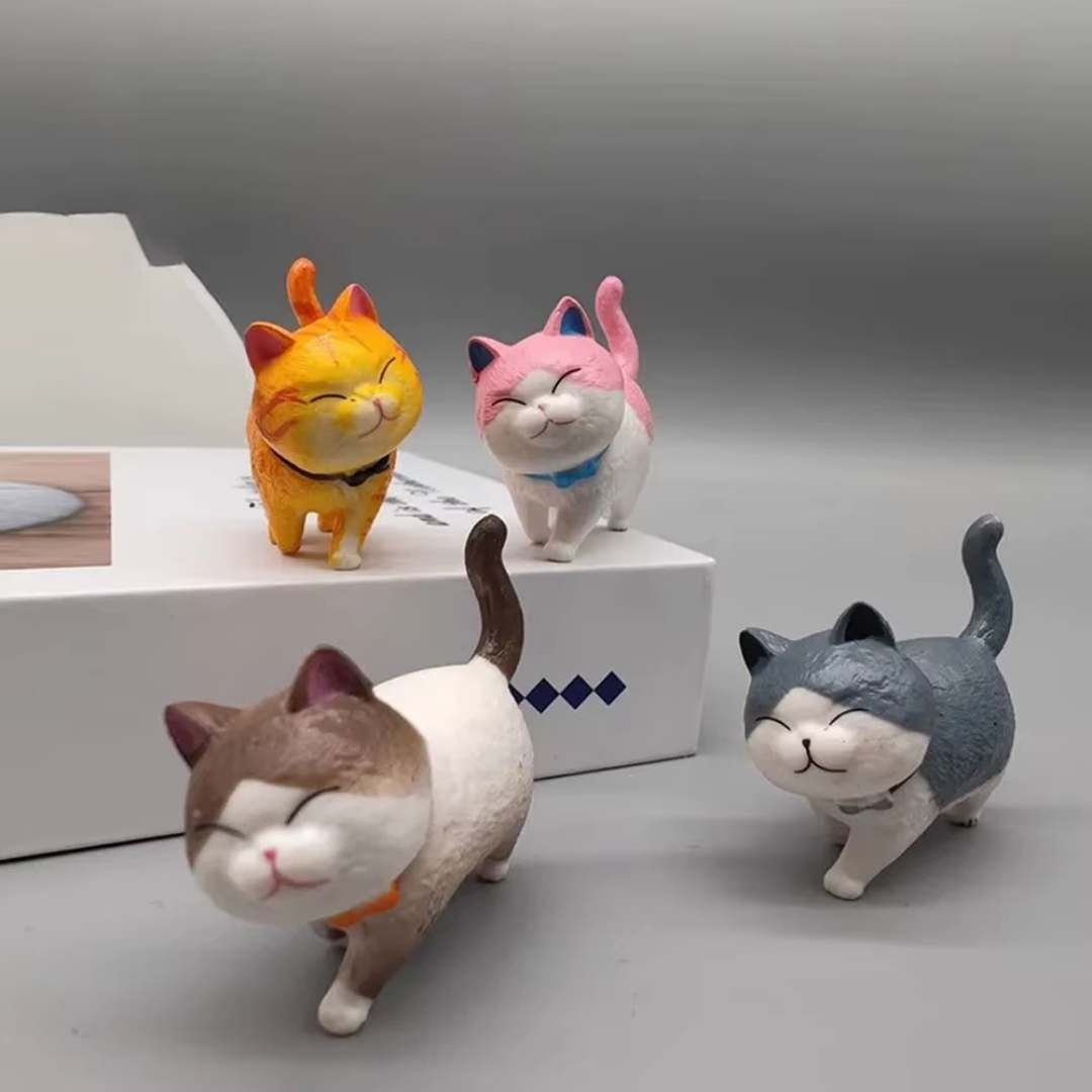 9 Pcs Cat Cute Mini Ornaments