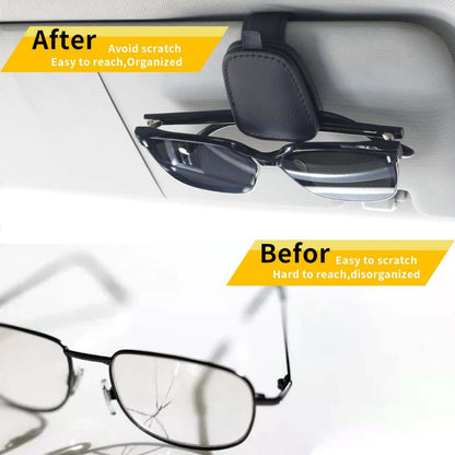 2 Packs Sunglasses Holders for Car Visor