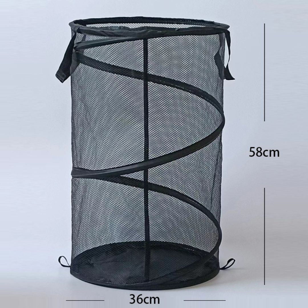 Foldable Mesh Laundry Hamper