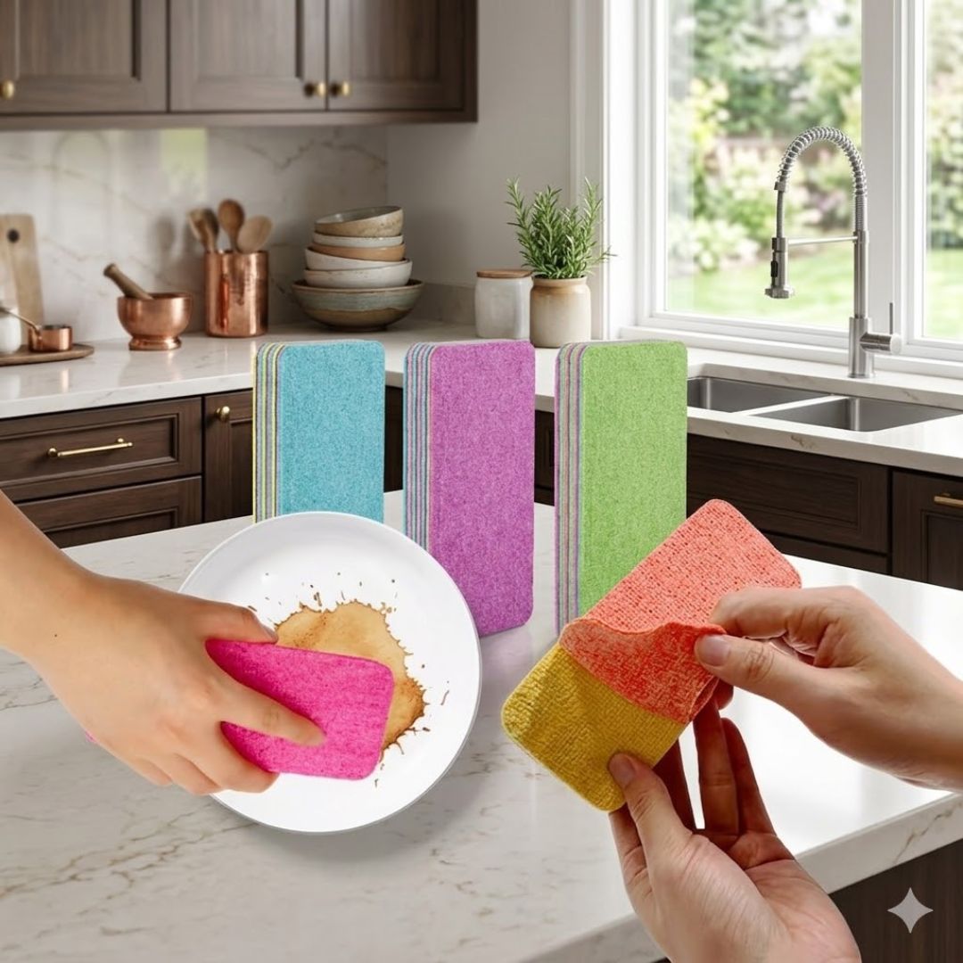 Multi Colored Scrub Sponges
