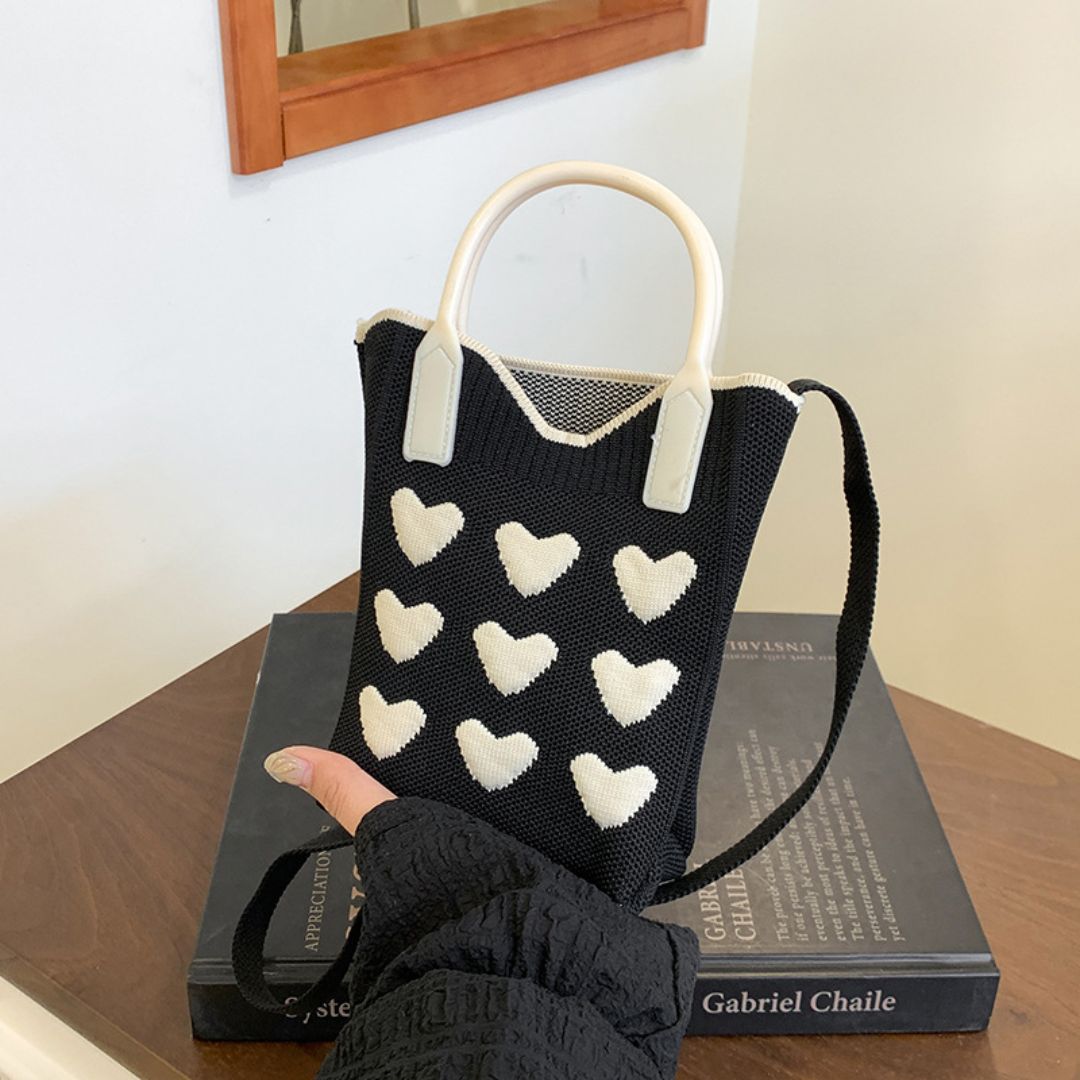 Knitted Mini Tote Sling Bag