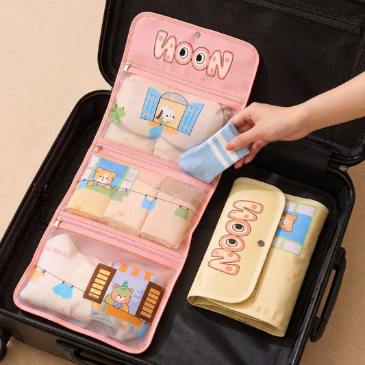 3-in-1 Travel Underwear Organizer Bag