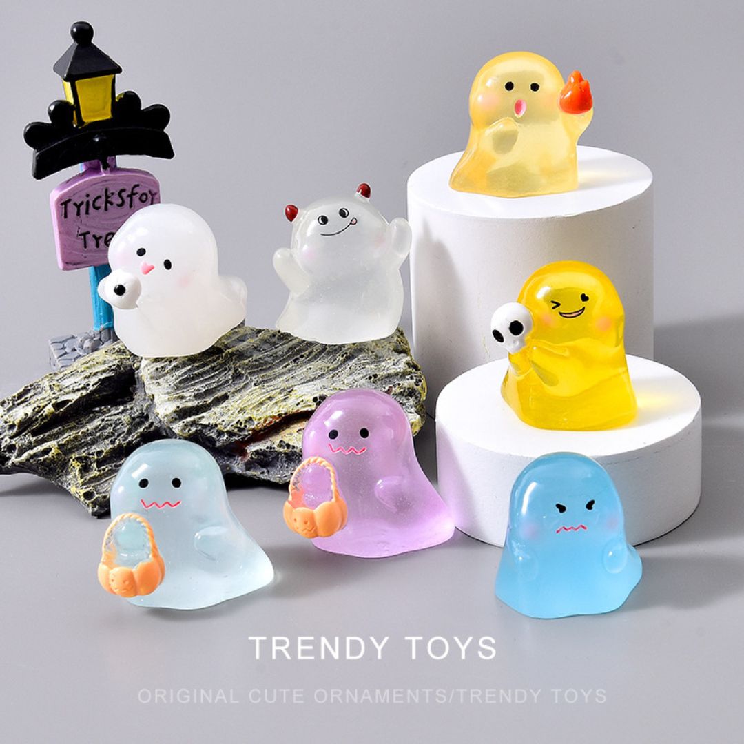Mini Glowing Ghost Halloween Desk Decor