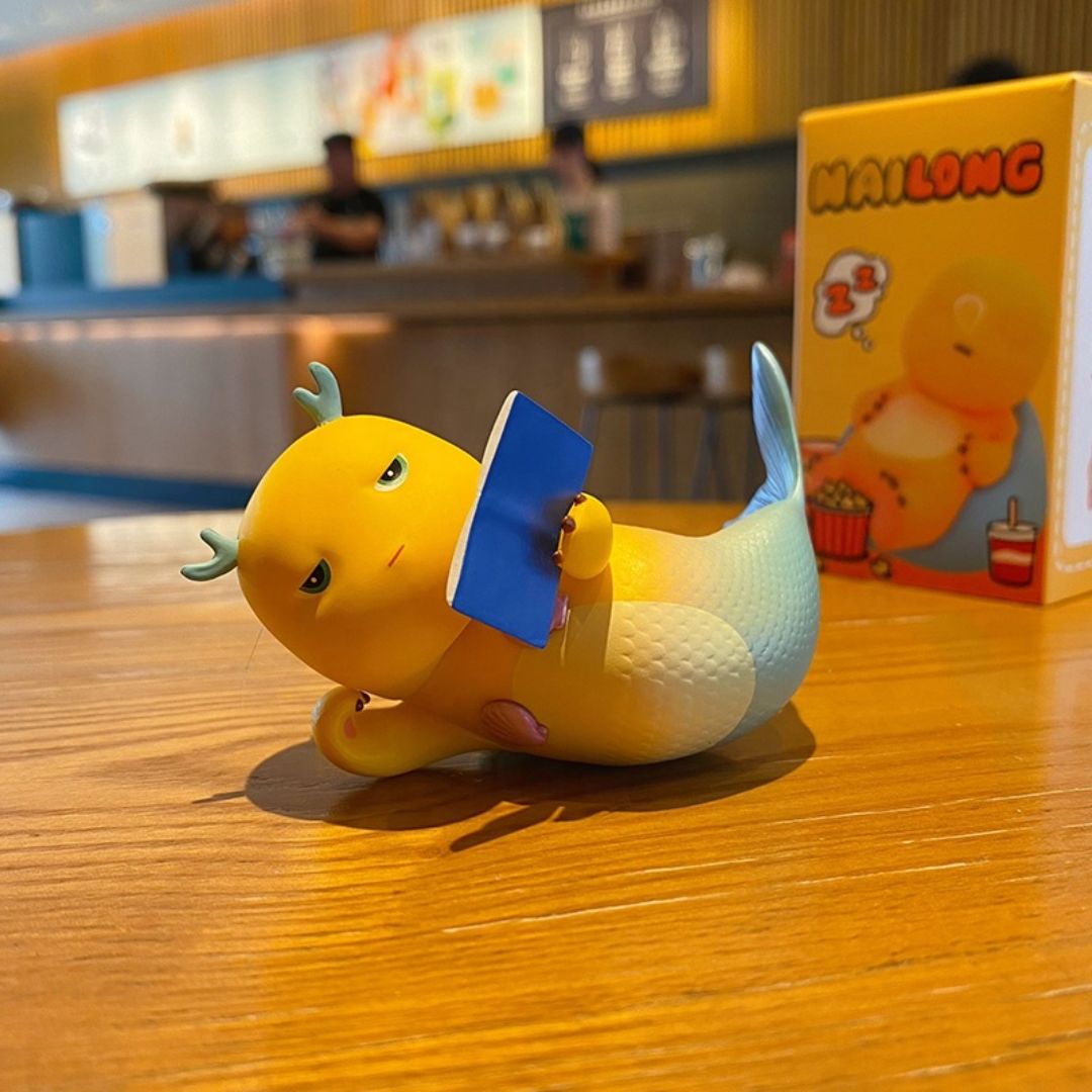 Kawaii Milk Dragon Desktop Decoration
