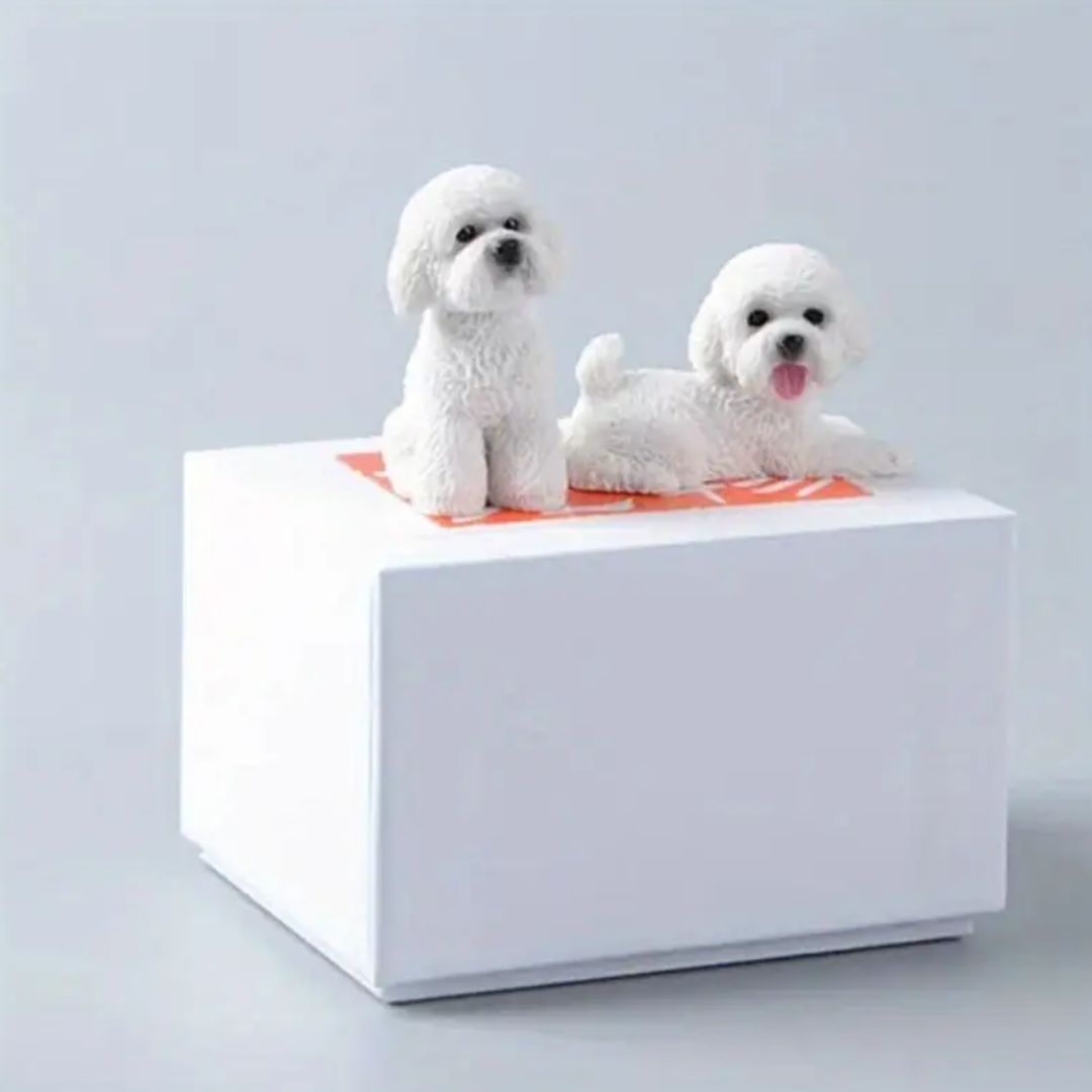 Teddy Dog Resin Figurines