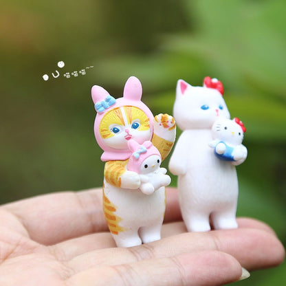 Fancy Dress Up Cute Kitty Figures