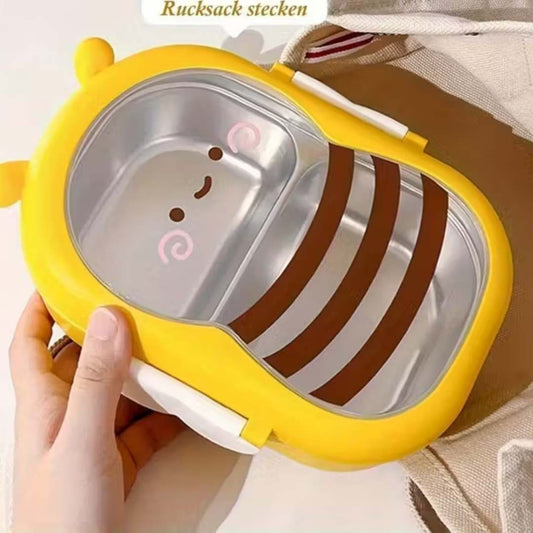 Cartoon Bee-Duck Bento Box
