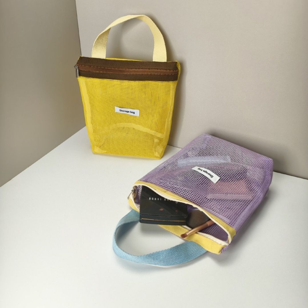 Nylon Mesh Cosmetic Bag