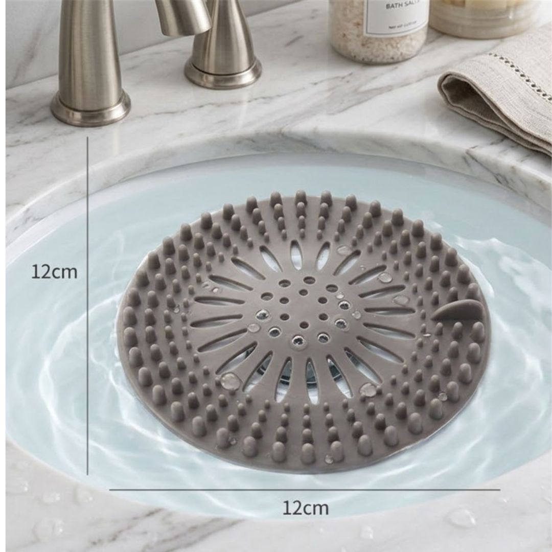 Silicone Bathroom Non Slip Drain Hair Catcher Filter