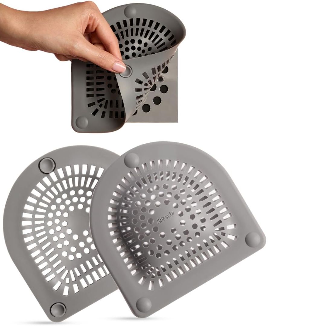 Hair Catcher Silicone Drain Cover for Bath & Shower