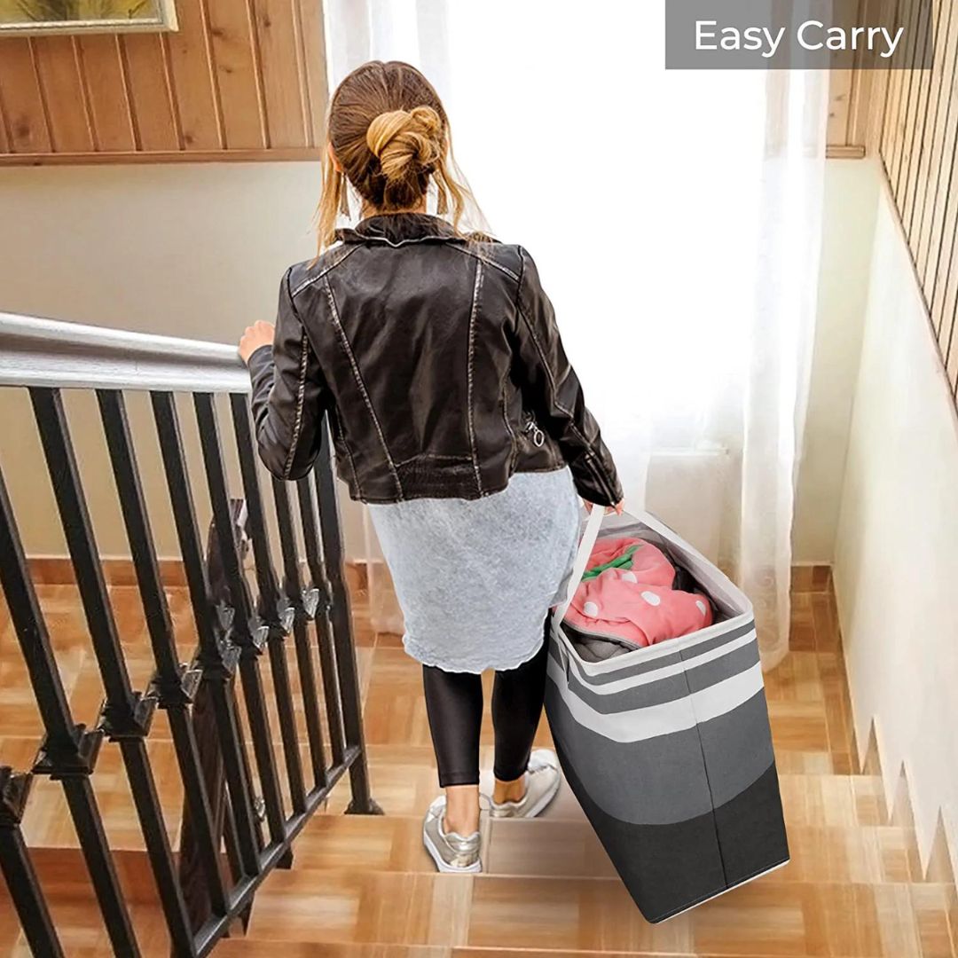 Foldable Laundry Basket 75L For Space Saving And Easy Storage