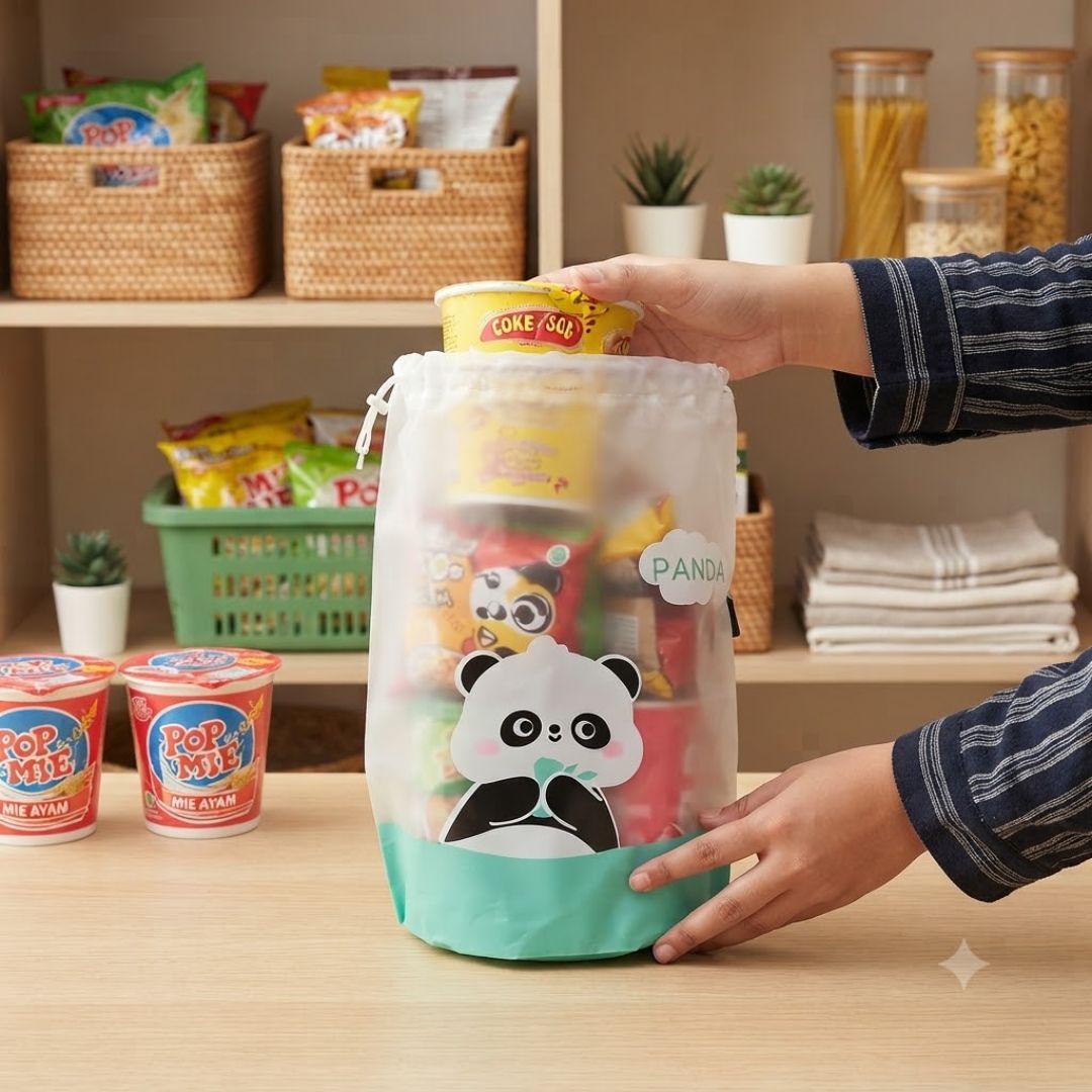 Wholesale Cute Cartoon Pattern Dust Bag for Snacks