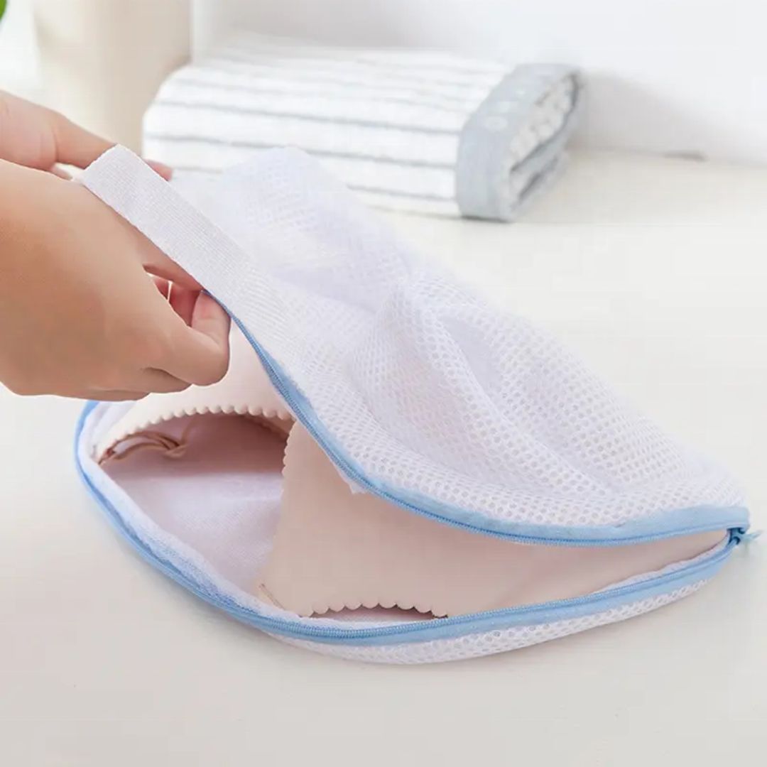 Anti-Deform Waterproof Zipper Mesh Laundry Bags for Undergarments